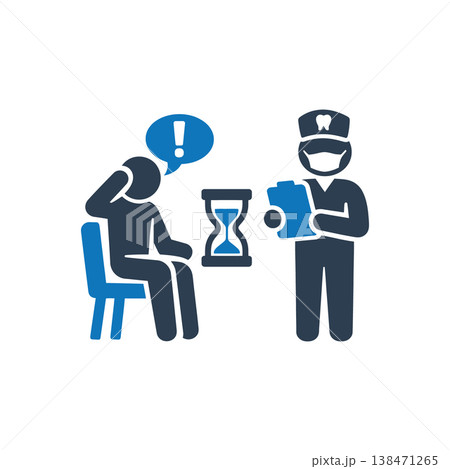 Waiting complaint customer service icon 138471265