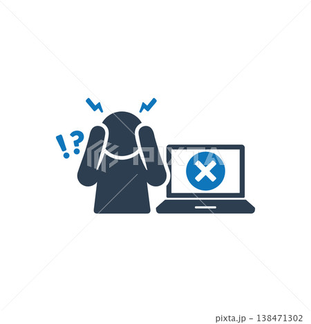 System Error Confusion icon System Error Confusion icon 138471302