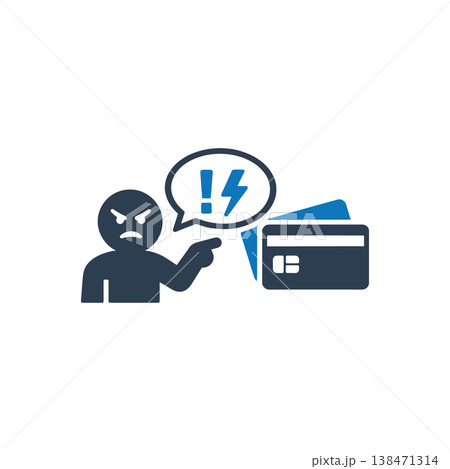 Payment Dispute Anger icon Payment Dispute Anger icon 138471314