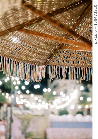 Charming Boho Style With Warm Lights And Blurred Floral Accents Setting Mood 138473210
