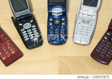 懐かしい携帯電話 懐かしい携帯電話 138475875