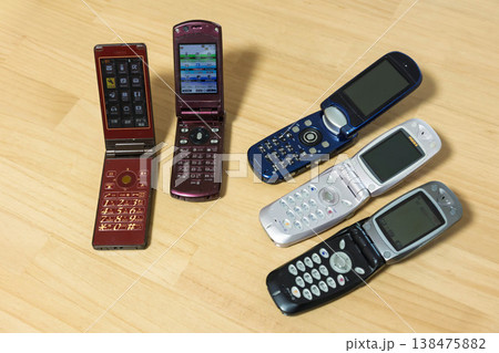 懐かしい携帯電話 138475882