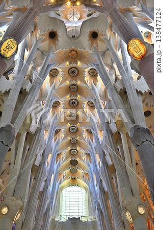 サグラダファミリアの内部 138477124