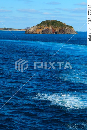 長崎県佐世保市五島列島の前子島のゴリラ岩 138477216