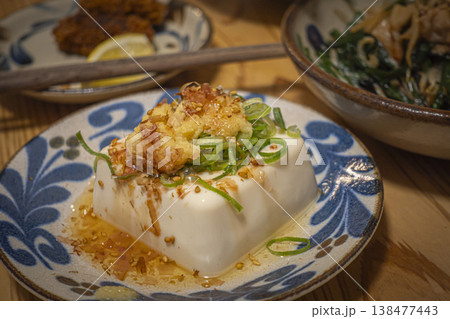 冷奴　晩酌 夕食　タンパク質 138477443
