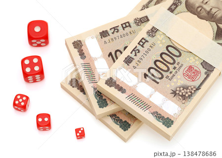サイコロとお金 サイコロとお金 138478686