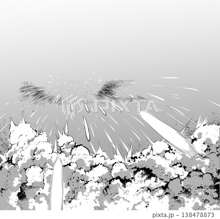 モノクロの爆発30A 138478873