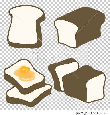 插圖集的麵包 138478977