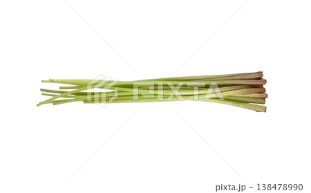 春の味覚、フキ【白背景・切り抜き】 138478990