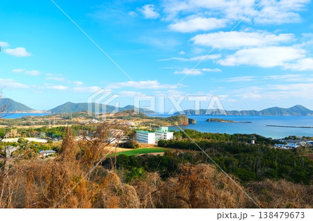 長崎県の五島列島 小値賀島の番岳園地 長崎県の五島列島 小値賀島の番岳園地 138479673