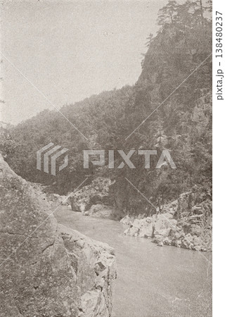 古写真 1894年 長野県飯田市の天竜峡 古写真 1894年 長野県飯田市の天竜峡 138480237