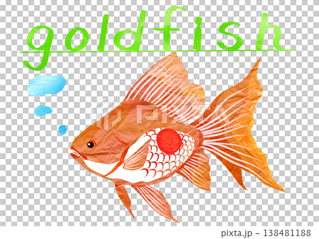 可愛い金魚見ていて癒し何と可愛い切り絵貼り絵イラスト 可愛い金魚見ていて癒し何と可愛い切り絵貼り絵イラスト 138481188