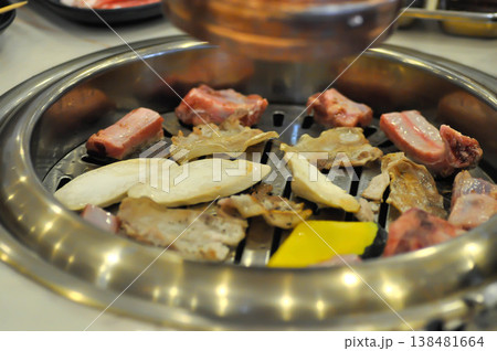 grilled pork , grilled pork in the oven grilled pork , grilled pork in the oven 138481664