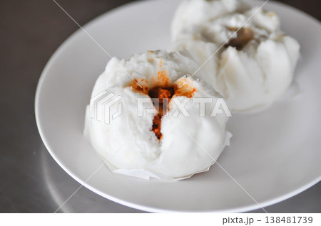 Chinese stuffed bun , steamed dumpling or steamed bun or Chinese bun Chinese stuffed bun , steamed dumpling or steamed bun or Chinese bun 138481739