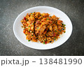 roasted crispy belly pork with salt and chili 138481990