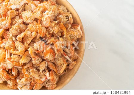 dried shrimps or dried salted prawn dried shrimps or dried salted prawn 138481994