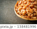 dried shrimps or dried salted prawn 138481996