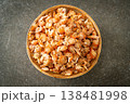 dried shrimps or dried salted prawn 138481998