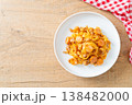 spaghetti pasta sausage and minced pork 138482000