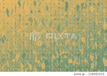 Warm Orange Muted Teal Lush Green Seamless Tropical Pattern Warm Orange Muted Teal Lush Green Seamless Tropical Pattern 138482810