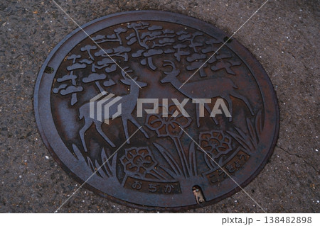 長崎県の五島列島 小値賀島の民家 長崎県の五島列島 小値賀島の民家 138482898