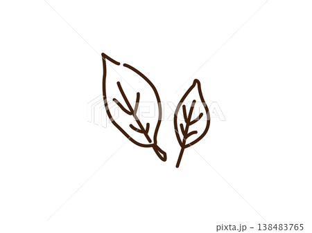 茶葉　生　線画 138483765