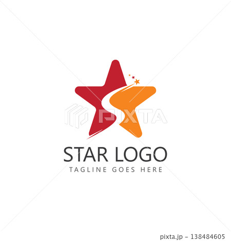 star letter s logo design template 138484605