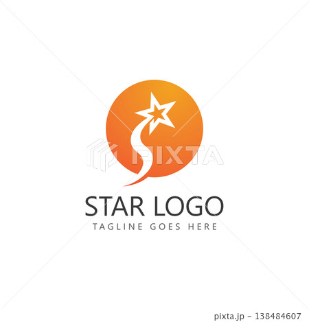 star letter s logo design template 138484607