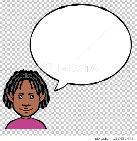 Speech bubble: Person, woman, foreigner, nationality Speech bubble: Person, woman, foreigner, nationality 138485478