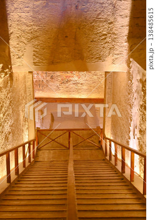 王家の谷 ラムセス9世王墓 行止まりの部屋 ルクソール 王家の谷 ラムセス9世王墓 行止まりの部屋 ルクソール 138485615