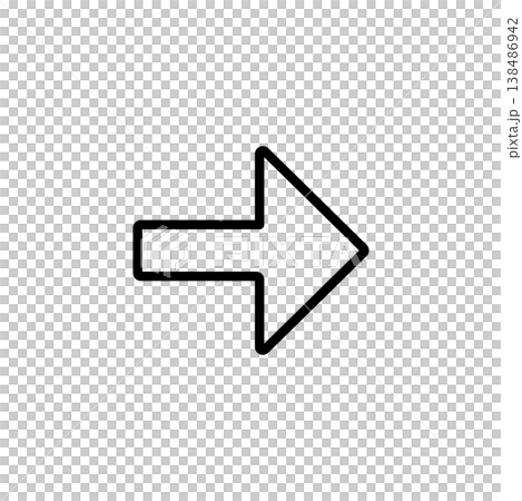 Right Arrow Line Icon Right Arrow Line Icon 138486942