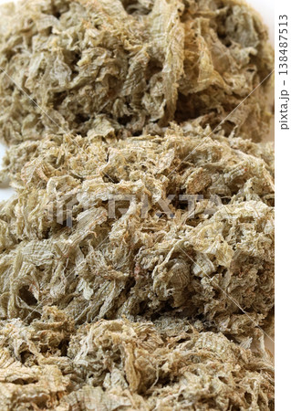 Tororo kombu shaved kelp seaweed fermented Japanese ingredient 138487513