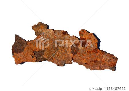 Pieces of old rusty of zinc sheet Pieces of old rusty of zinc sheet 138487621