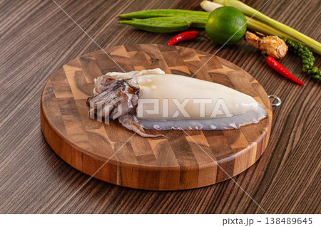Raw cuttlefish molluck for cooking Raw cuttlefish molluck for cooking 138489645