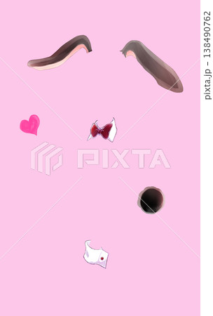 バニーガールの衣装 黒色 バニーガールの衣装 黒色 138490762