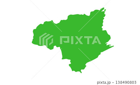 日本地図　徳島県 138490803