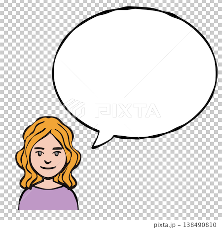 Speech bubble: Person, woman, foreigner, nationality Speech bubble: Person, woman, foreigner, nationality 138490810