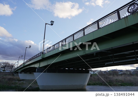 川に架かる橋 萩原橋 川に架かる橋 萩原橋 138491044