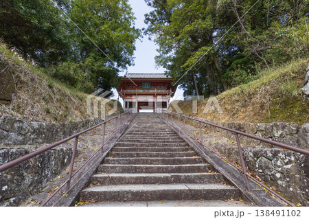 道成寺 仁王門と石段 道成寺 仁王門と石段 138491102