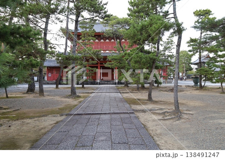 京都市右京区にある妙心寺境内の一風景 京都市右京区にある妙心寺境内の一風景 138491247