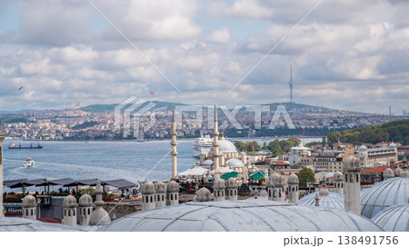 Aerial cityscape view of Istanbul, Turkey 138491756