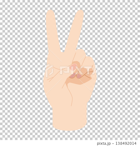 Illustration of Peace's left hand Illustration of Peace's left hand 138492014