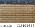 使い込まれた畳 テクスチャ-Well-worn tatami mats, texture 使い込まれた畳 テクスチャ-Well-worn tatami mats, texture 138493635