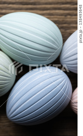Easter eggs vertical background, pastel spring Easter eggs vertical background, pastel spring 138493648