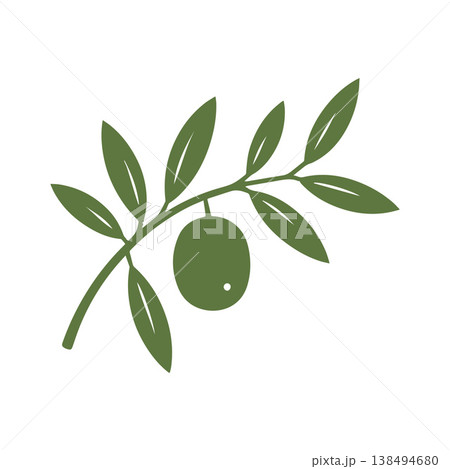 Mediterranean Agriculture Brand Identity With Olive Leaves Mediterranean Agriculture Brand Identity With Olive Leaves 138494680