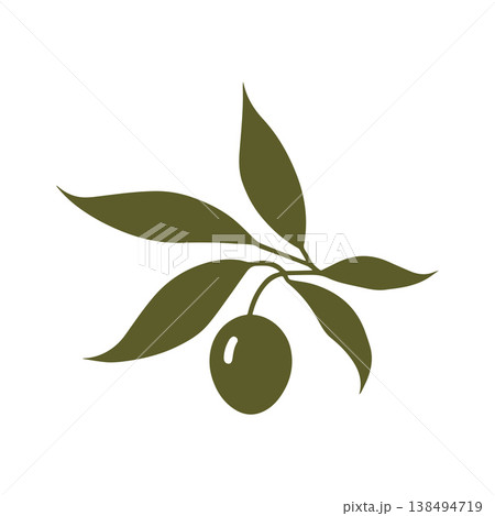 Organic farm badge olive logo Organic farm badge olive logo 138494719
