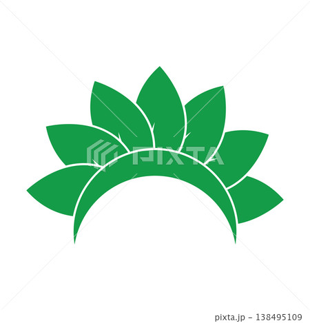 Geometric Green Leaf Logo With Strong Modern Identity Geometric Green Leaf Logo With Strong Modern Identity 138495109
