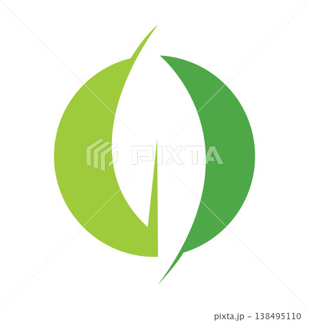Dynamic Green Leaf Logo For Innovative Eco Startups Dynamic Green Leaf Logo For Innovative Eco Startups 138495110