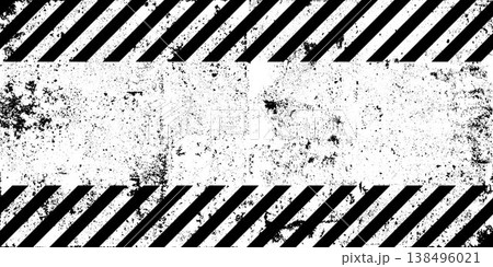 Warning sign with black diagonal lines. Attention, danger or caution symbol. Construction site signage, road safety notice, hazard banner, security alert shield. Vector illustration Warning sign with black diagonal lines. Attention, danger or caution symbol. Construction site signage, road safety notice, hazard banner, security alert shield. Vector illustration 138496021