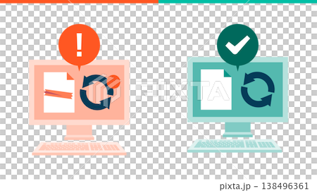 サイバーセキュリティ 脆弱性のある未更新ファイルを自動アップデートで最新状態に更新 138496361
